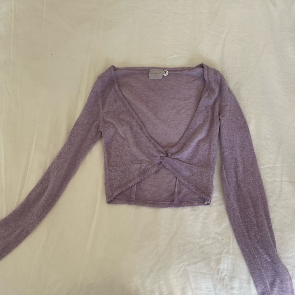 Urban Outfitters Purple Wrap Sweater | Size S